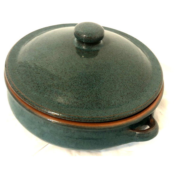 Brown's Pottery Arden N.C. 48 Covered Double Handle Casserole Dish - Picture 6 of 7